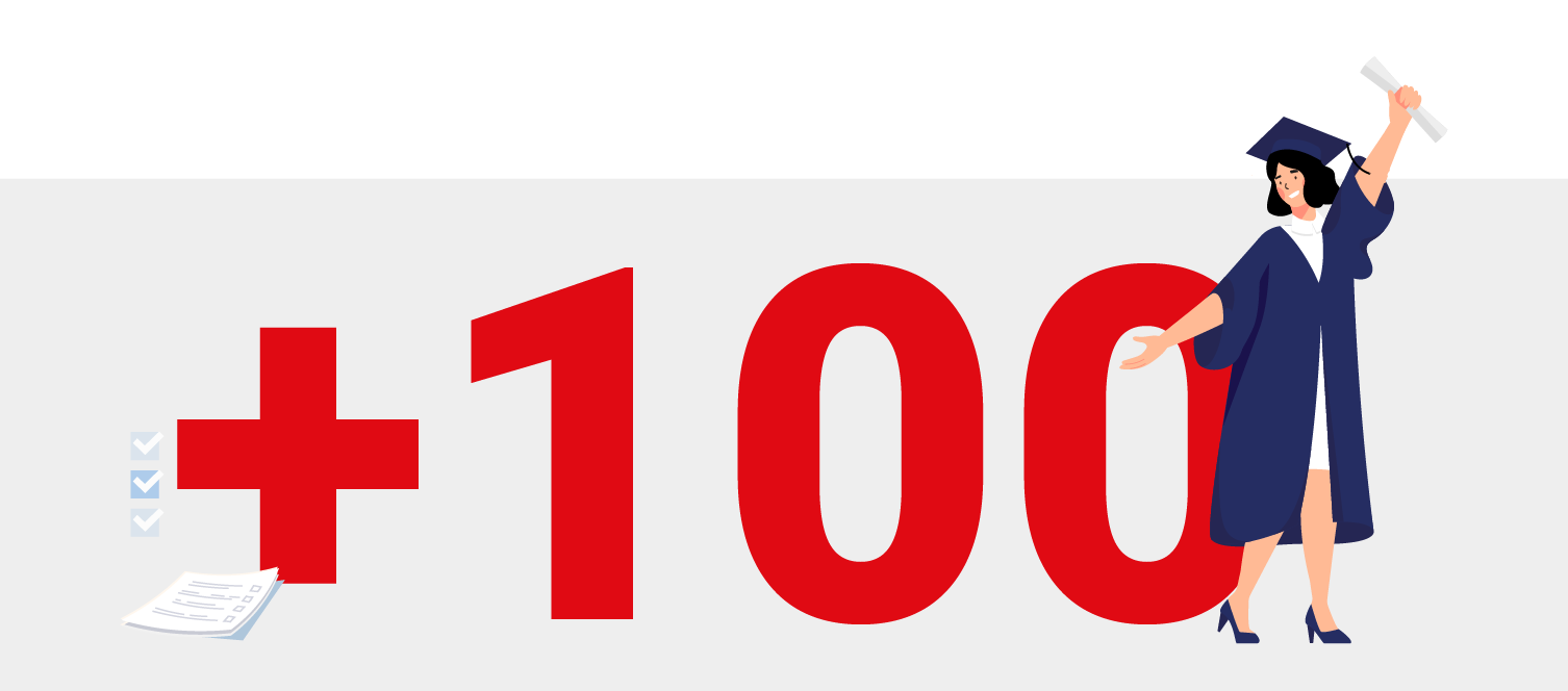 +100 Alumnos Recibidos