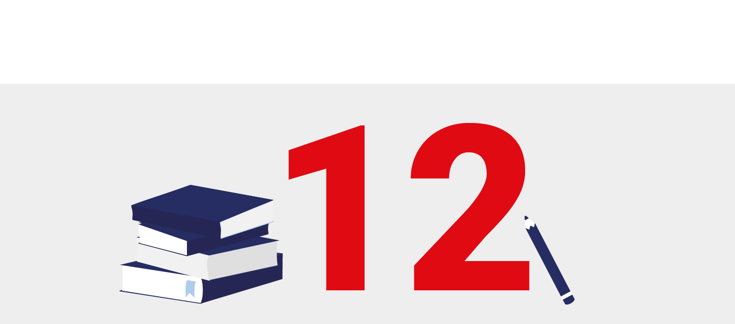 12 Cursos disponibles